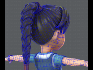 girl v01 3D Model