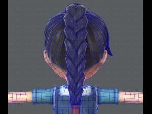 girl v01 3D Model