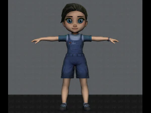 girl v01 3D Model