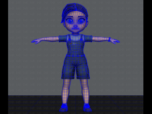 girl v01 3D Model