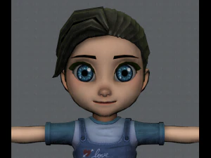 girl v01 3D Model