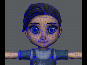 girl v01 3D Model