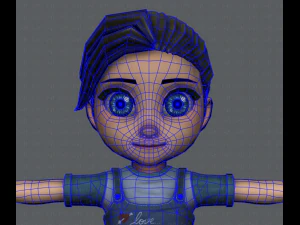 girl v01 3D Model