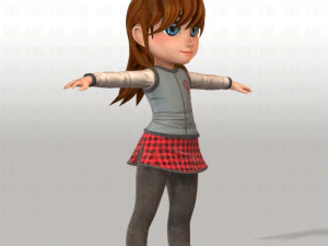 girl v02 3D Model