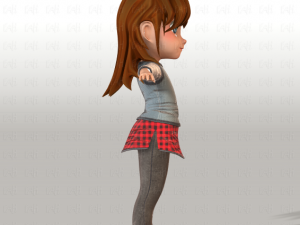 girl v02 3D Модель