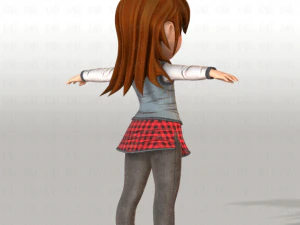 girl v02 3D Model