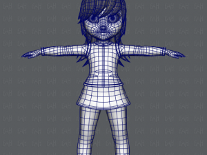 girl v02 3D Модель