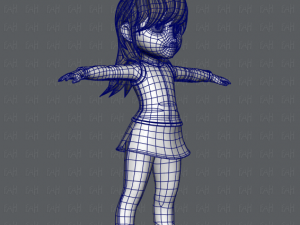 girl v02 3D Модель