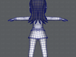 girl v02 3D Модель