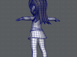 girl v02 3D Модель