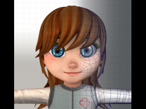 girl v02 3D Модель