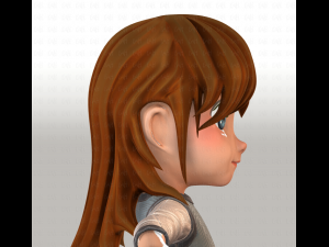 girl v02 3D Модель