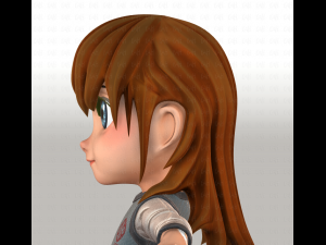 girl v02 3D Модель