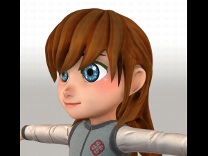 girl v02 3D Модель