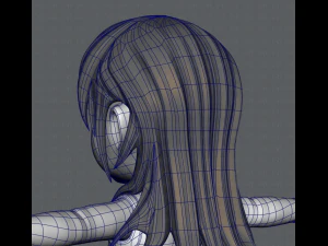 girl v02 3D Model