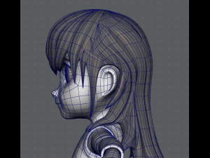 girl v02 3D Модель