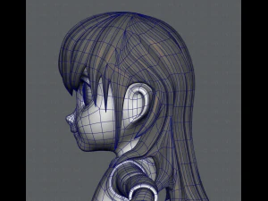 girl v02 3D Model