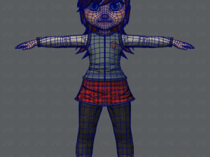 girl v02 3D Модель