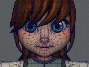 girl v02 3D Модель