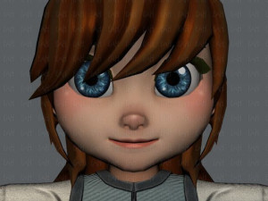 girl v02 3D Модель