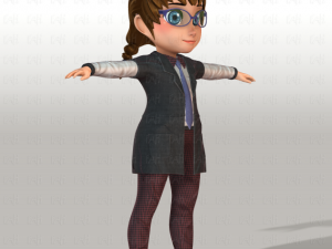 girl v03 3D Model