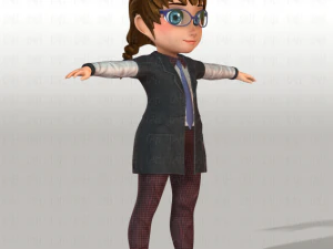 girl v03 3D Model