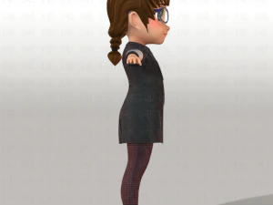 girl v03 3D Model