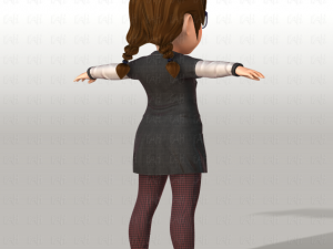 girl v03 3D Model