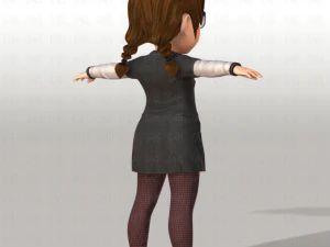 girl v03 3D Model