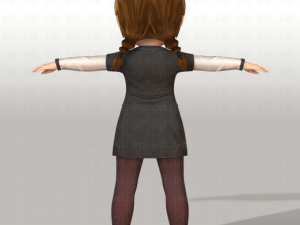 girl v03 3D Model