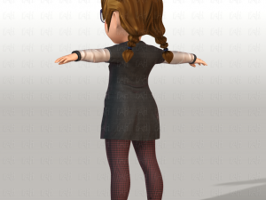 girl v03 3D Model