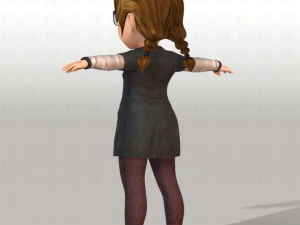 girl v03 3D Model