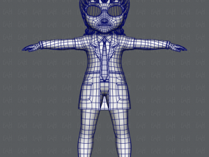 girl v03 3D Model
