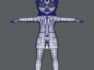 girl v03 3D Model