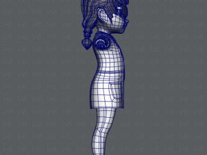 girl v03 3D Model