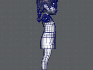 girl v03 3D Model
