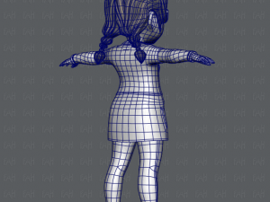 girl v03 3D Model