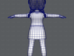 girl v03 3D Model