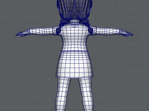 girl v03 3D Model