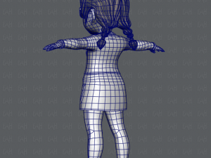 girl v03 3D Model