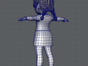 girl v03 3D Model