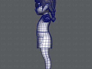 girl v03 3D Model