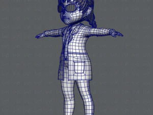 girl v03 3D Model