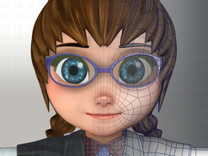 girl v03 3D Model