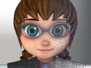 girl v03 3D Model