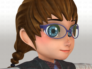 girl v03 3D Model