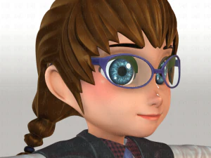 girl v03 3D Model