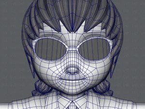 girl v03 3D Model