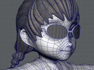 girl v03 3D Model