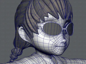 girl v03 3D Model